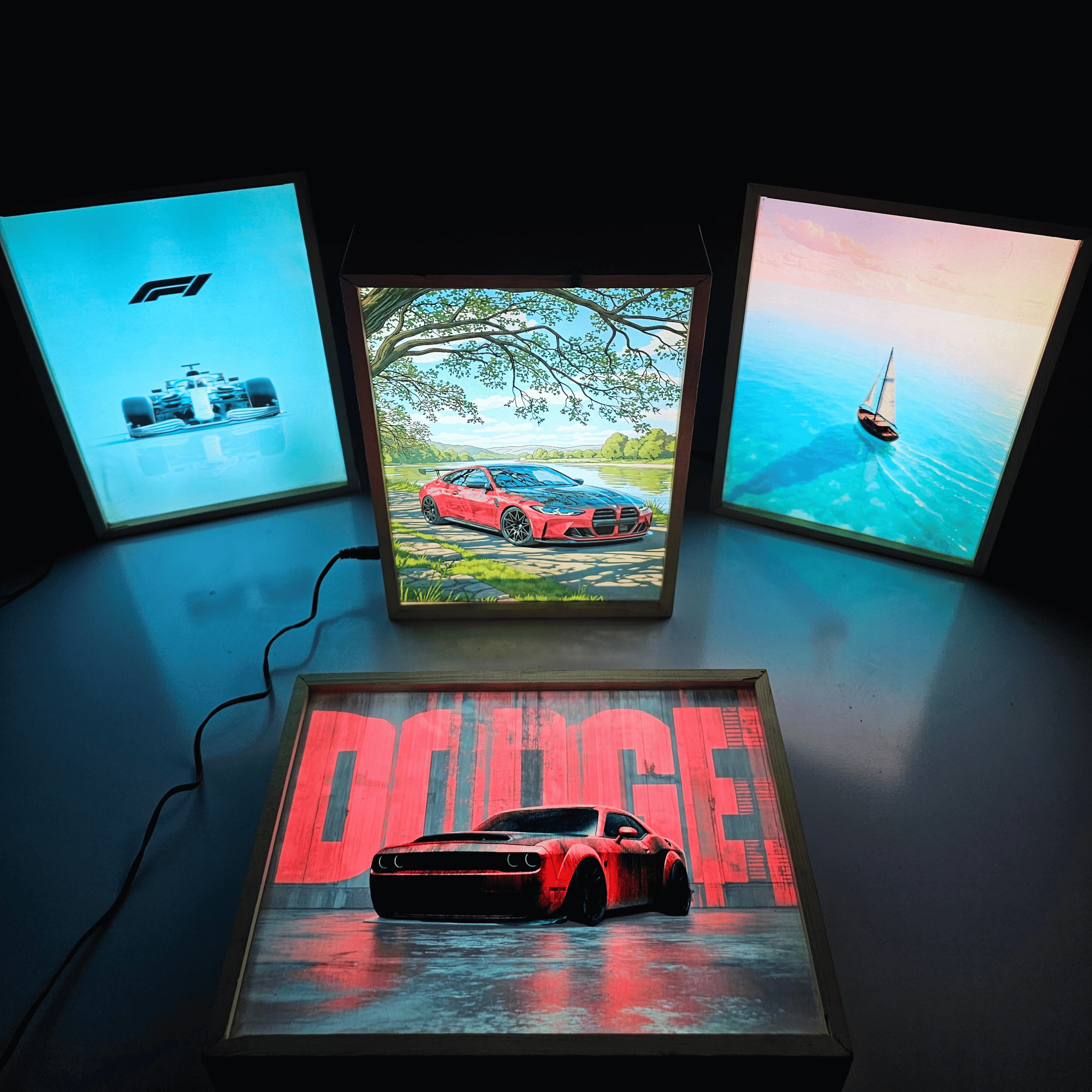 Backlit Frames – LED Light Box Wall Art
