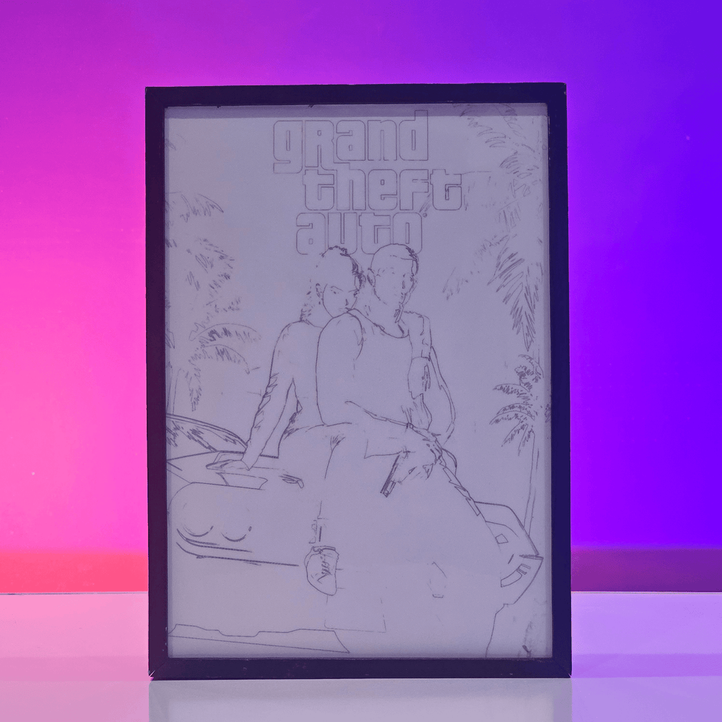 GTA VI Backlit Frame