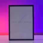Lost & Found Motivational Backlit Frame Decorornament 