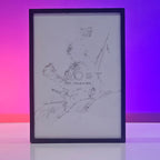 Ghost of Tsushima Backlit Frame — Premium Gaming Wall Art Pakistan