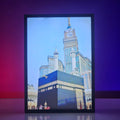 Holy Kaaba Backlit Frame — Premium Islamic Wall Decor Pakistan