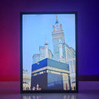 Holy Kaaba Backlit Frame — Premium Islamic Wall Decor Pakistan