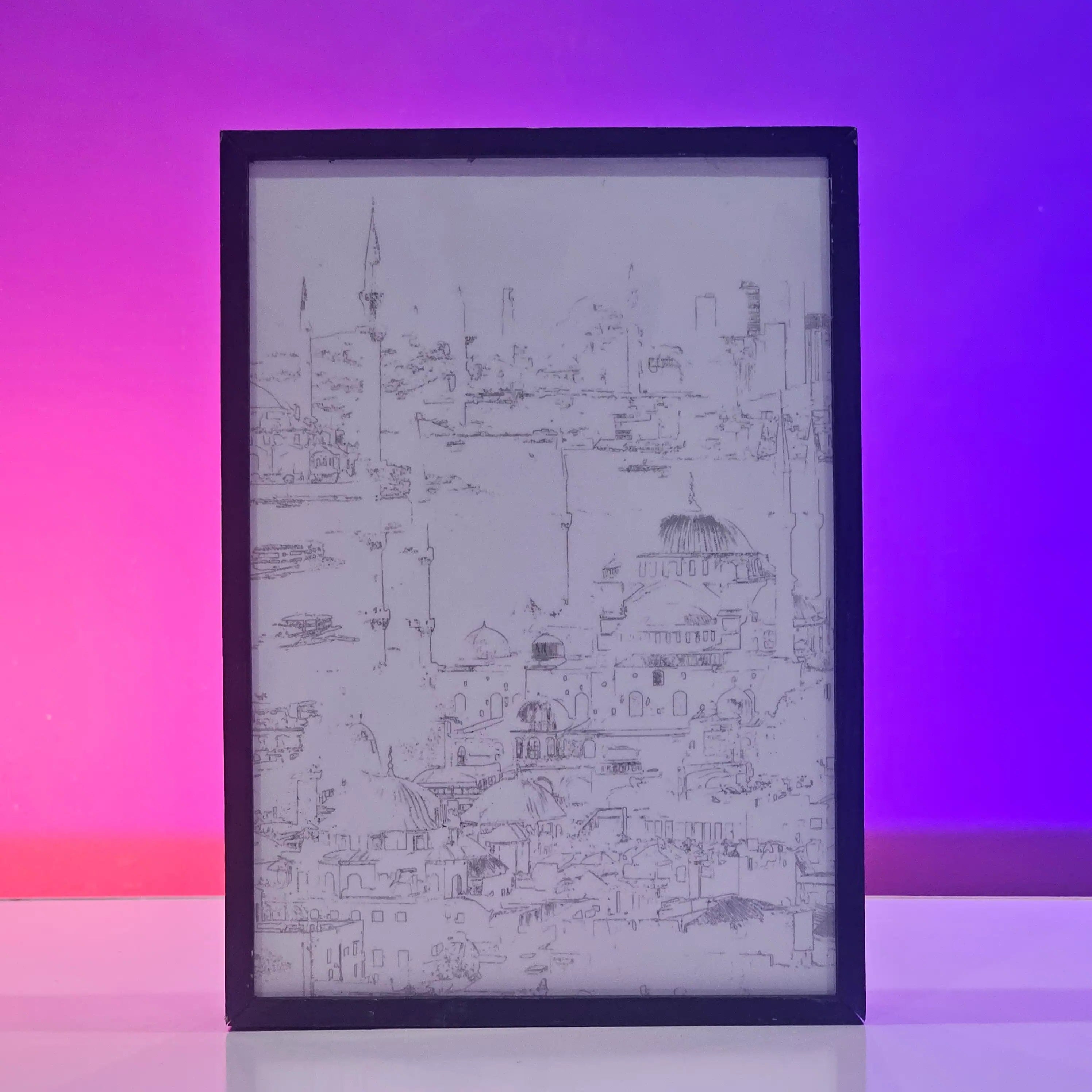 Turkish Mosque Backlit Frame