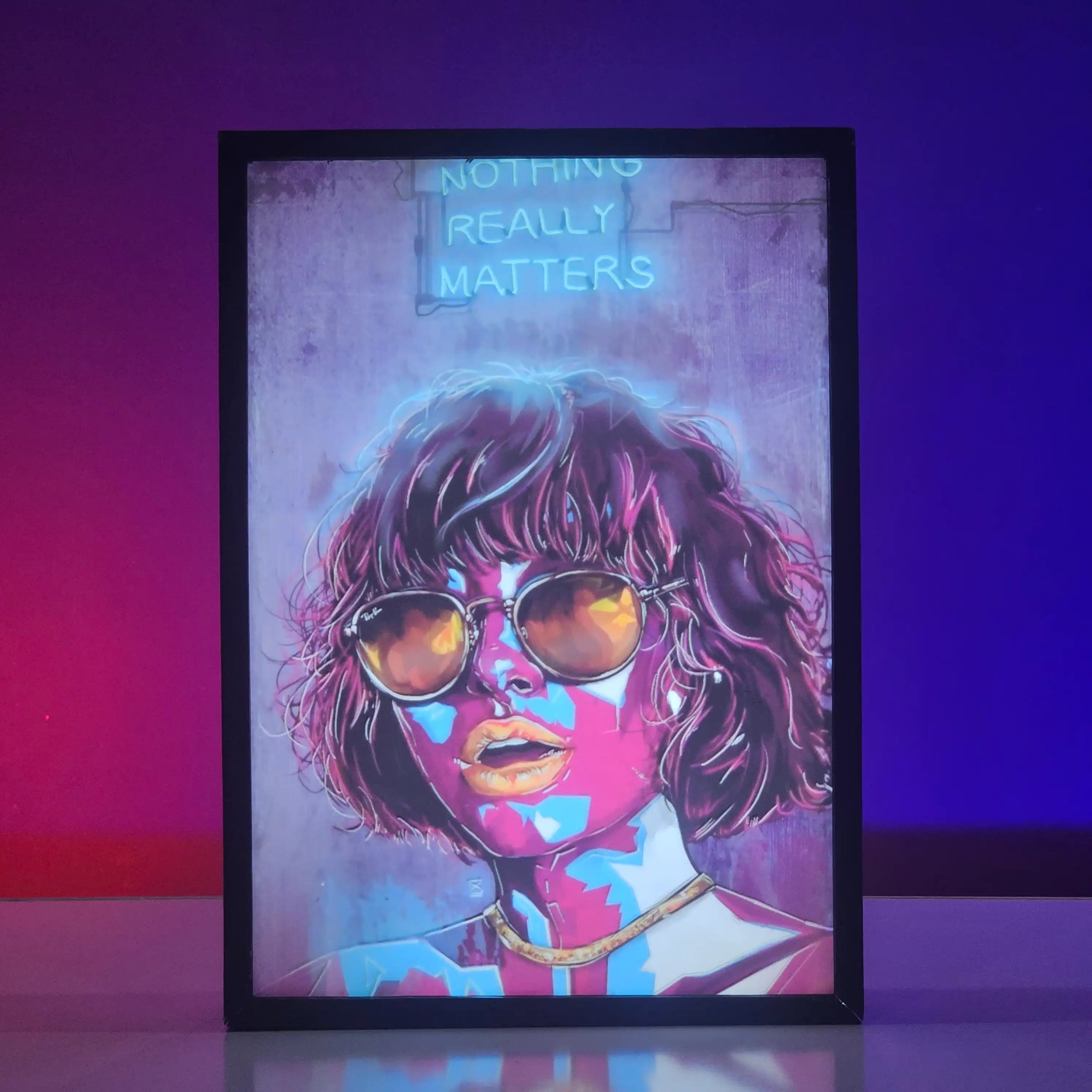 Lost & Found Motivational Backlit Frame