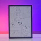 Neon Dreamscape Backlit Frame