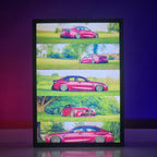 BMW M3 Backlit Frame – Premium Sports Car LED Wall Art Pakistan