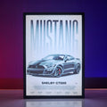 Mustang Shelby Backlit Frame – Premium Car LED Wall Art Pakistan