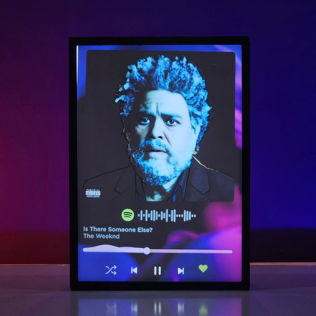The Weeknd Album Backlit Frame – Music LED Wall Art Pakistan