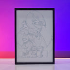 Max Verstappen F1 Backlit Frame – Racing LED Wall Art Pakistan