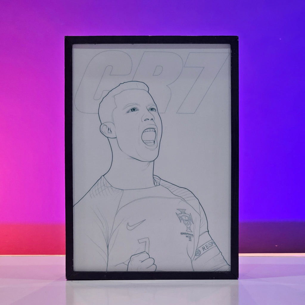 Ronaldo CR7 Backlit Frame