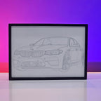 BMW Poster Backlit Frame