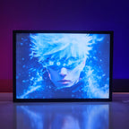 cyberpunk anime style backlit LED Frame