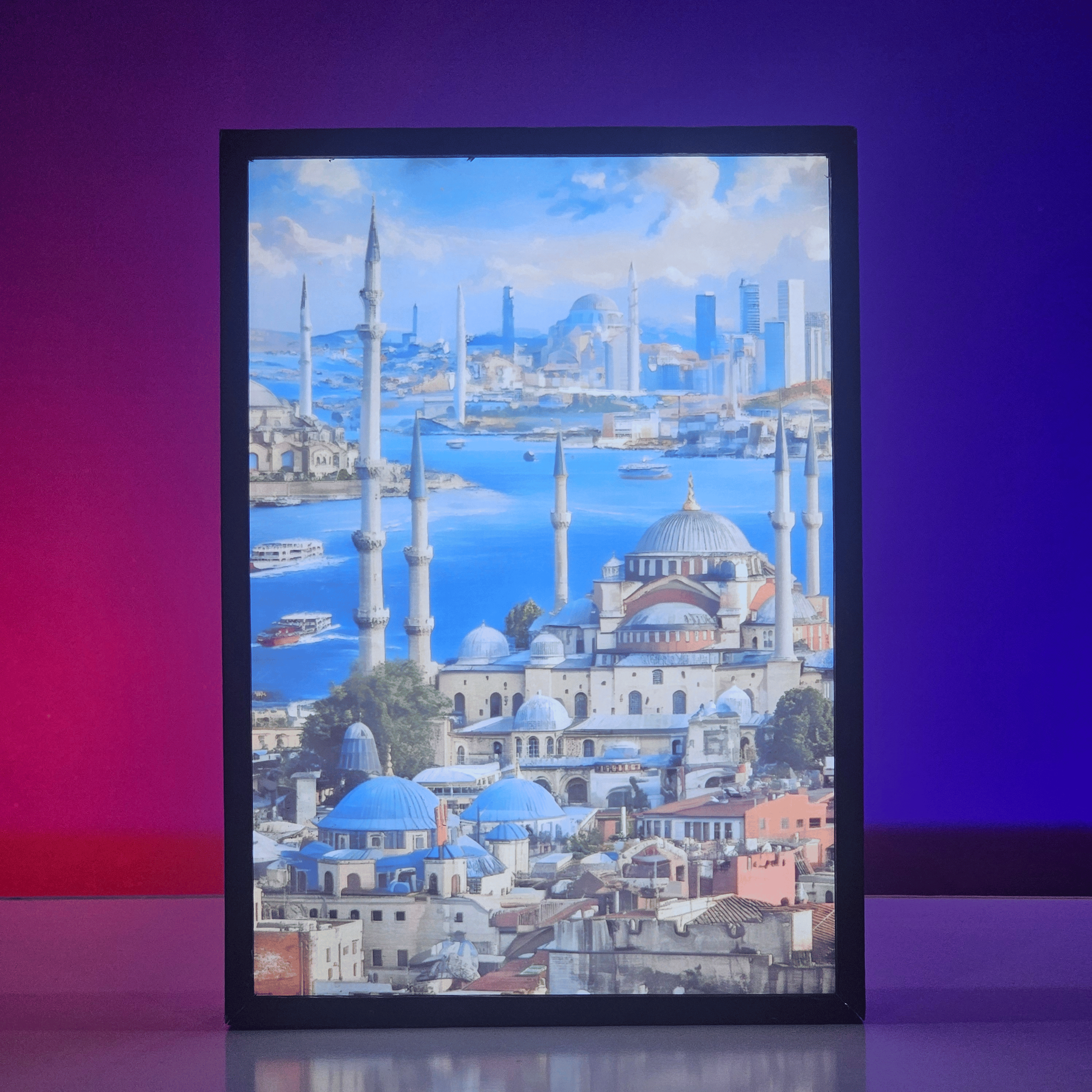 Turkish Mosque Backlit Frame