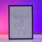 Noor al-Kalima Backlit