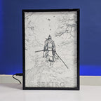 Sekiro Game Backlit Frame – LED Game Wall Art