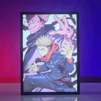 Anime Backlit Frame — Jujutsu Kaisen / Yuji & Sukuna