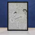 Disney Coco Miguel Backlit Frame – LED Movie Wall Art