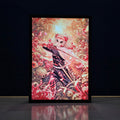 Demon Slayer Rengoku Backlit Frame – LED Anime Wall Art