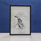 Demon Slayer Rengoku Backlit Frame – LED Anime Wall Art