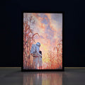 Cosmic Cornfield Backlit Frame – LED Galaxy Wall Art Pakistan