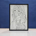 Olivia Rodrigo Sour Backlit Frame – LED Music Wall Art