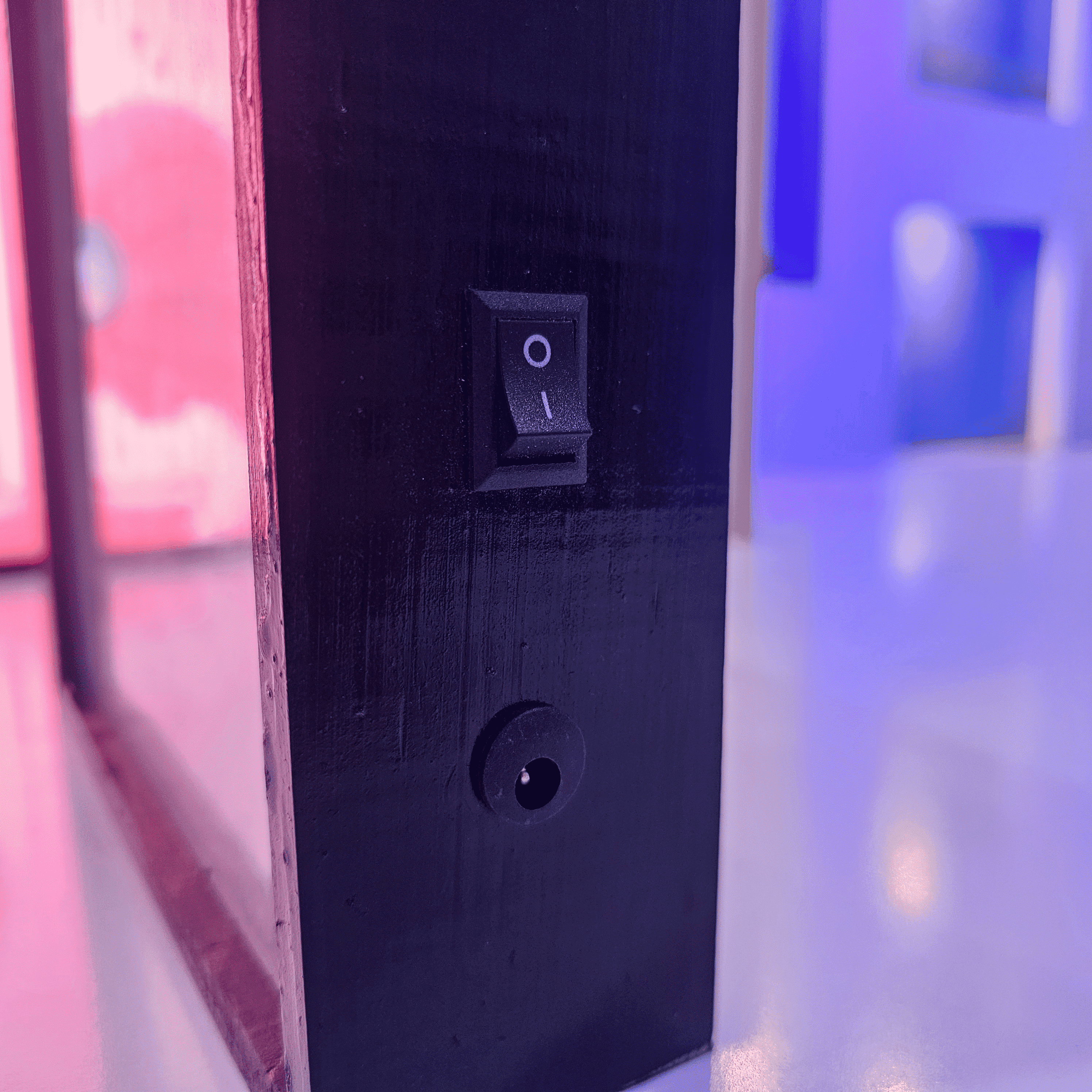 Dodge Challenger Poster backlit