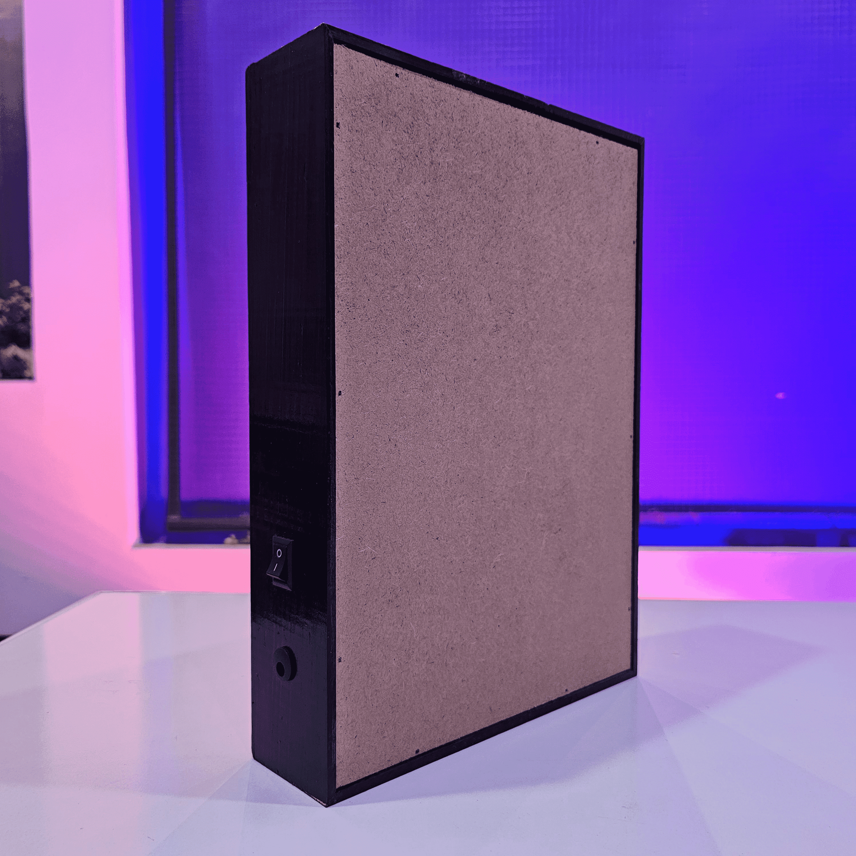 Dodge Challenger Poster backlit