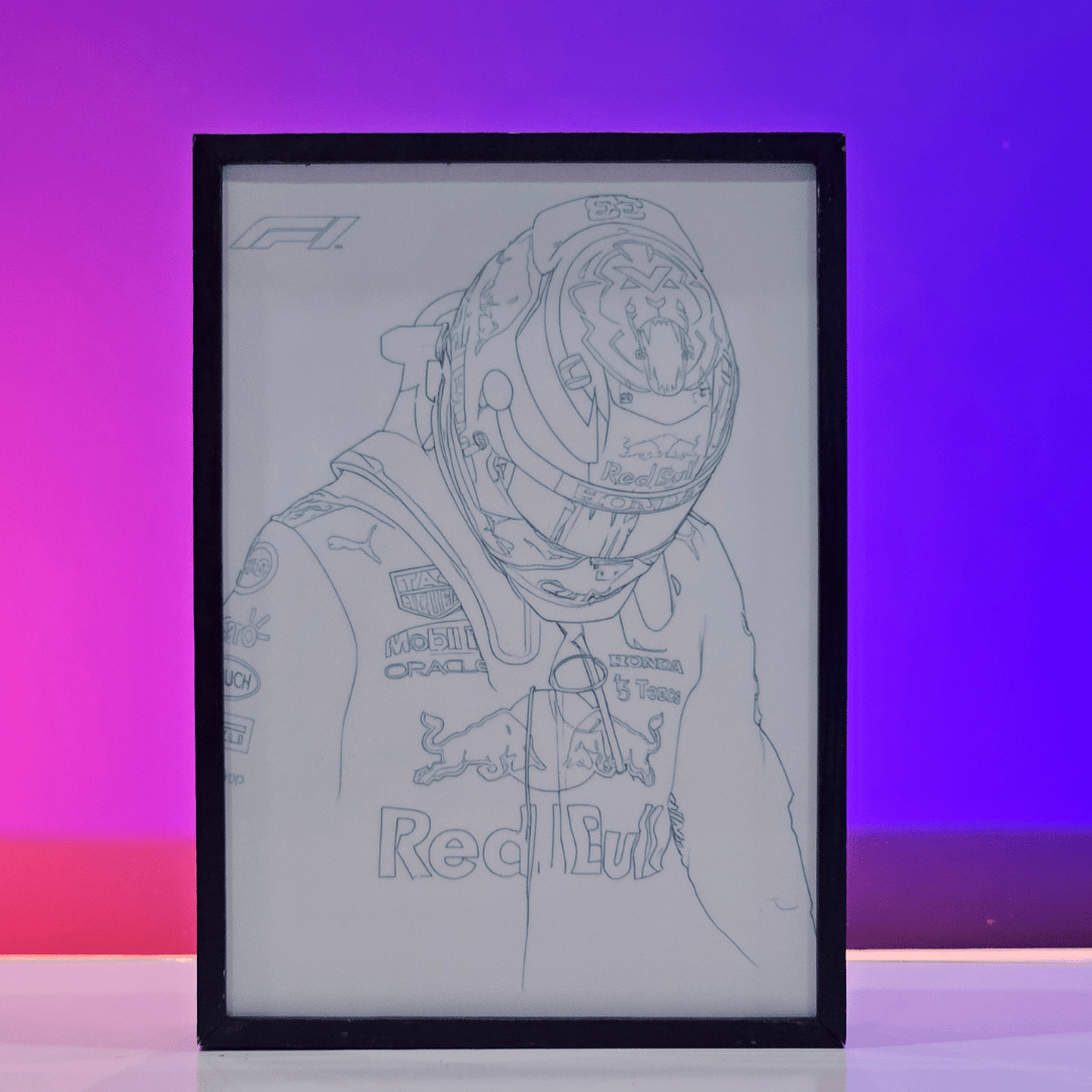 Max Verstappen F1 Poster backlit
