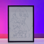 Max Verstappen F1 Poster backlit