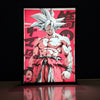 Framed poster of Goku Ultra Instinct Backlit Frame For Anime Lovers