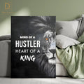 Mind of a Hustler Canvas Print – Motivational Wall Art Pakistan