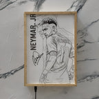 Neymar Da Silva Backlit Frame