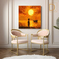 Sunset of Hope Digital Painting Canvas – Inspirational Wall Art
