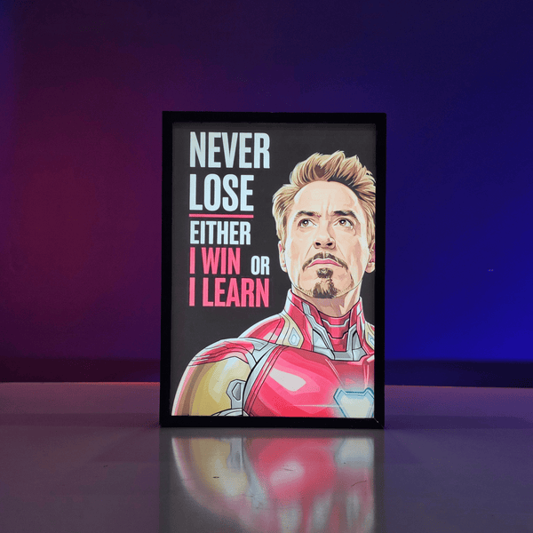 Iron Man Motivational Backlit