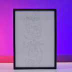 Lohe Qurani Poster backlit