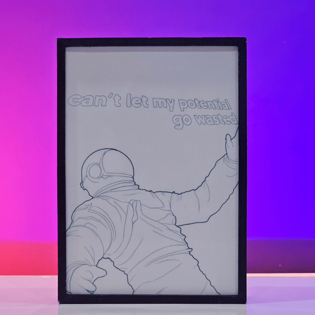 Motivation Poster backlit