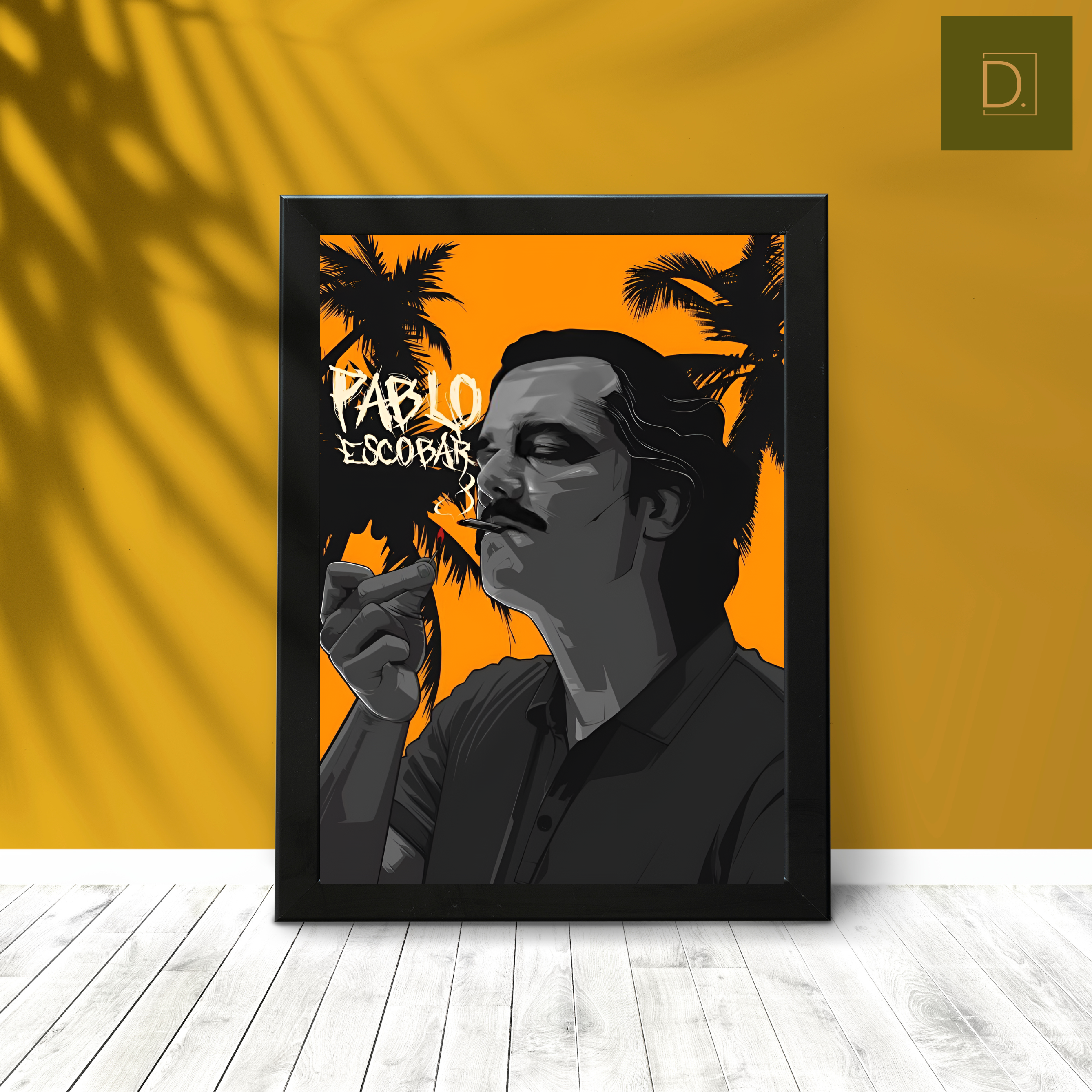 Pablo Escobar Portrait Narcos Netflix