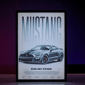 Mustang Shelby Poster backlit