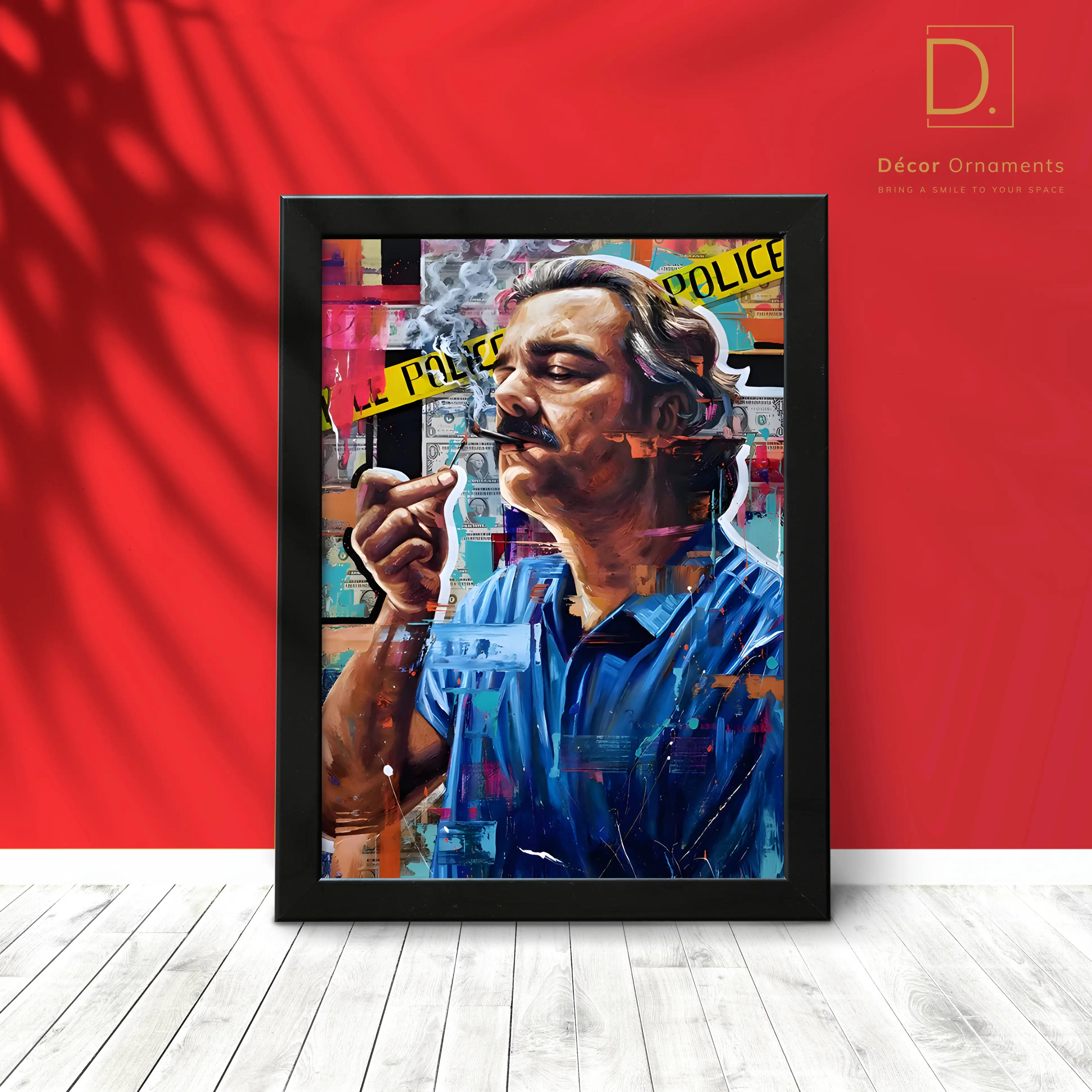 Pablo Escobar Narcos Acrylic Frame – Trending Wall Art Pakistan