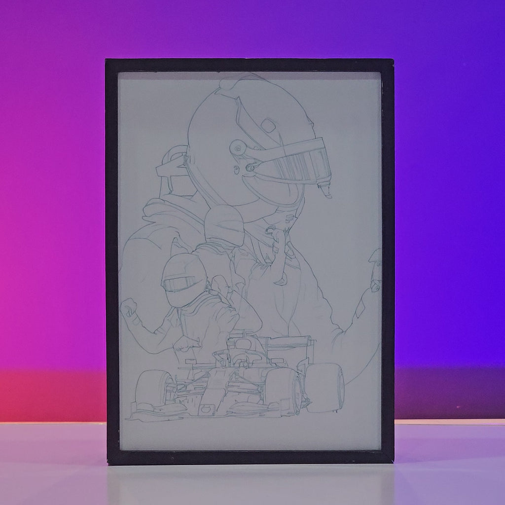 Max Verstappen F1 Poster backlit