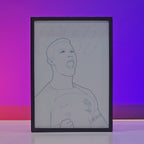 Ronaldo CR7 Poster backlit