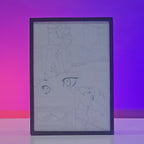 Neon Dreamscape Backlit Frame