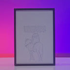 Noor al-Kalima Backlit Frame