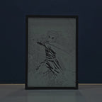 Demon Slayer Rengoku Backlit Frame – LED Anime Wall Art