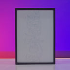 Lohe Qurani Poster backlit