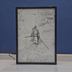 Sekiro Game Backlit Frame – LED Game Wall Art