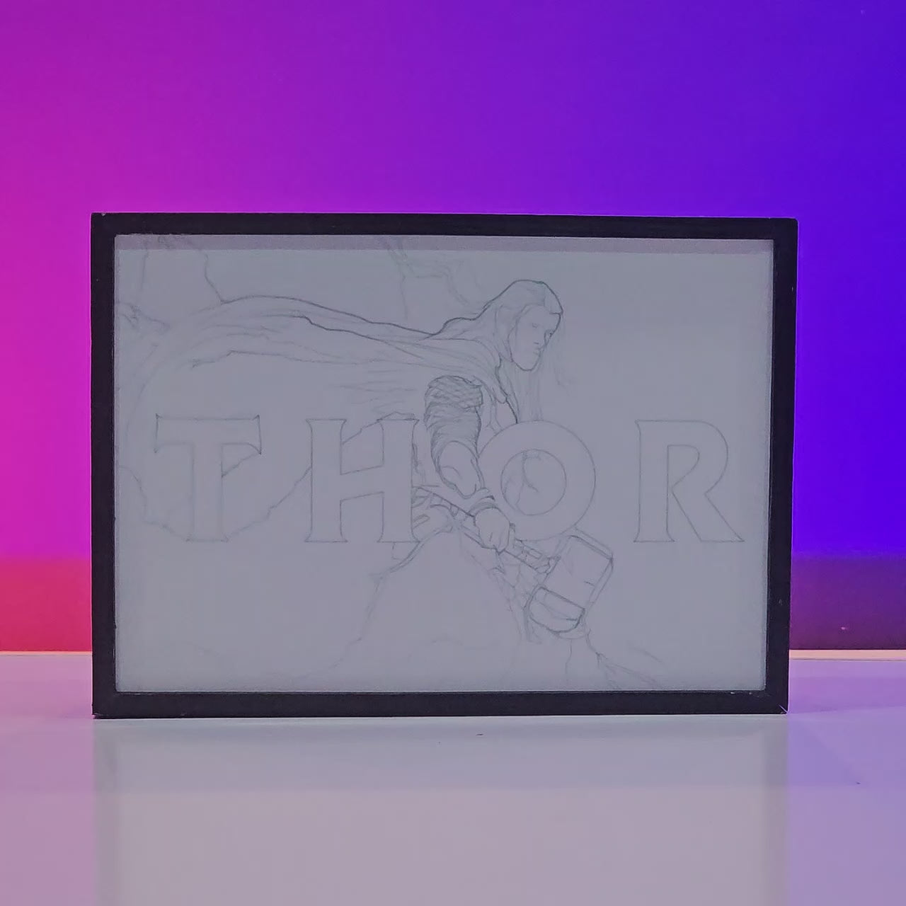 Thor Movies Backlit Frame – LED Movies Wall Art