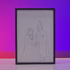 Custom Backlit Personalised LED Frame Gift | Pakistan