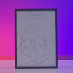 Motivational Graffiti Backlit Frame – Trending LED Wall Art Pakistan