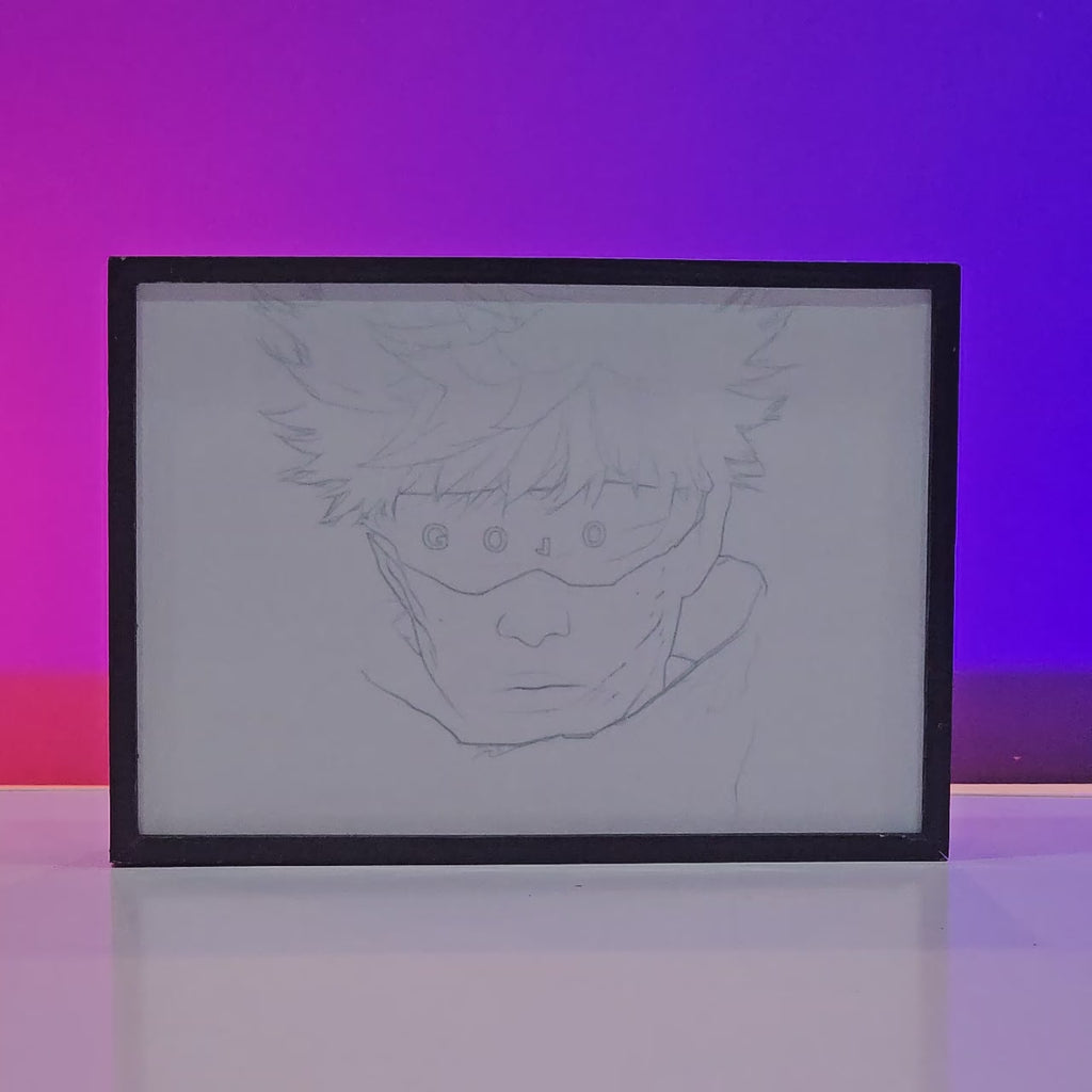 Cyberpunk Anime Backlit Frame – LED Anime Wall Art